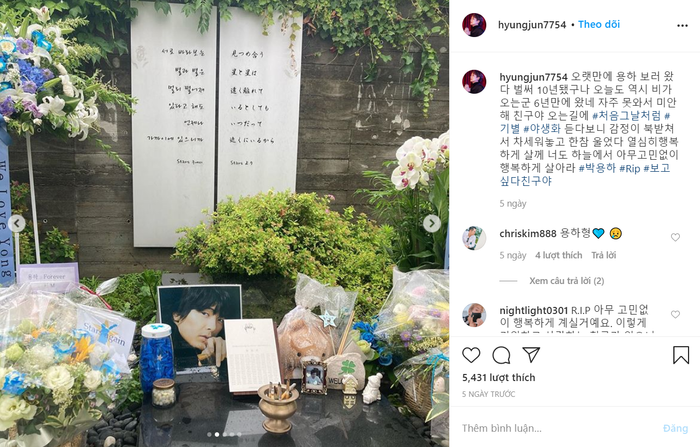 10 năm ngày Park Yong Ha qua đời: Chị đại Kim Hye Soo - Kim Jae Joong đến thăm mộ, dàn sao Hàn khóc nức nở ngày đưa tang mưa gió Ảnh 10