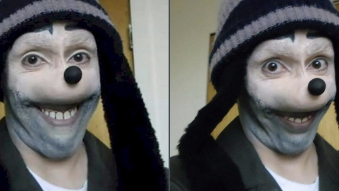 Nghệ sĩ có tên Dusky Sam thừa nhận anh là người đã tạo ra hình tượng của một người đàn ông với khuôn mặt chó, nhưng không liên quan đến Jonathan Galindo. (Ảnh: Twitter)