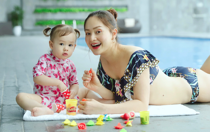 Con gái quấy khóc, Lan Phương liền ra 'tuyệt chiêu' đáng học hỏi Ảnh 2