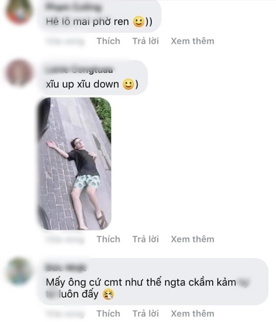 Inbox mãi không thấy trả lời nên vào bình luận gửi vài tin nhắn 'yêu thương'. (Ảnh: P.A)