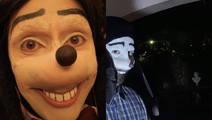 Jonathan Galindo là một tài khoản mạng xã hội có ảnh đại diện một người đàn ông mang khuôn mặt chó. (Ảnh: Twitter)