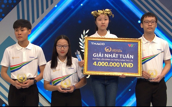 Giành vòng nguyệt quế một cách tuyệt đối, nữ sinh lập kỷ lục điểm số tại Đường lên đỉnh Olympia Ảnh 2