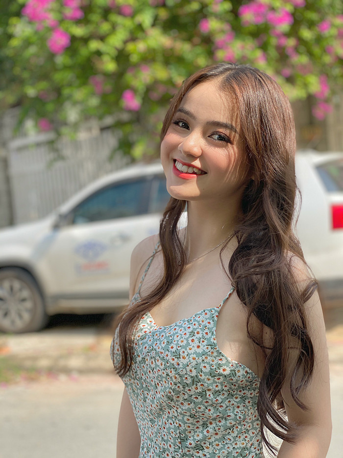 Nữ sinh cho hay nếu có cơ hội sẽ thử thách bản thân ở lĩnh vực nghệ thuật