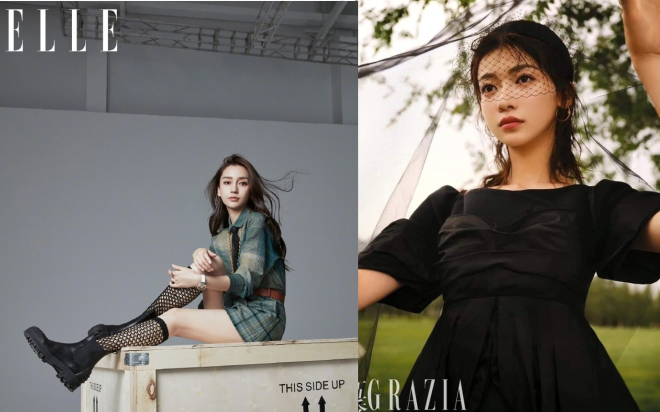 Angelababy, Ngô Cẩn Ngôn lên tạp chí tháng 8: Càng ngày càng giống chị em sinh đôi Ảnh 2