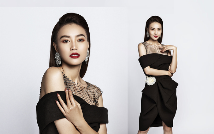 Lần đầu lấn sân thời trang, Ninh Dương Lan Ngọc diện đầm đen đầy kiêu sa, tuyển model Ảnh 2