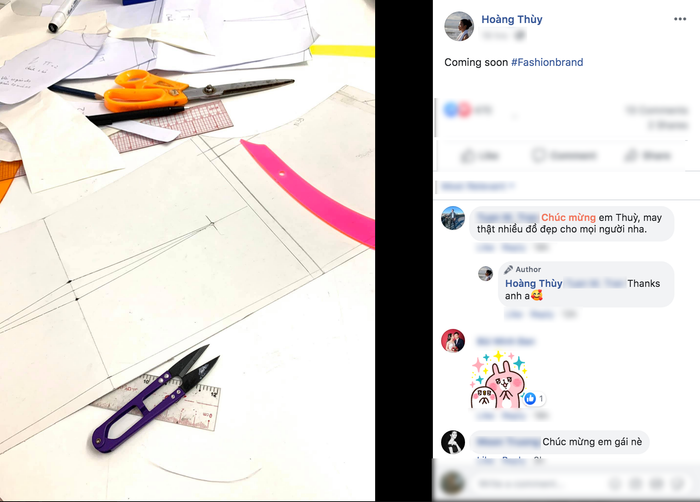 Á hậu Hoàng Thùy hé lộ những hình ảnh đầu tiên cô nàng đang chuẩn bị cho dự án mở thương hiệu thời trang riêng. Người đẹp sẽ giới thiệu đến khán giả những bộ sưu tập do chính người đẹp thiết kế.