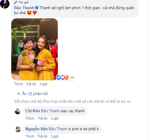 Bảo Thanh bất ngờ thông báo dừng đóng phim để sinh con Ảnh 3