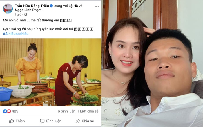 Mẹ Trần Hữu Đông Triều thể hiện sự hài lòng về con dâu Ảnh 2