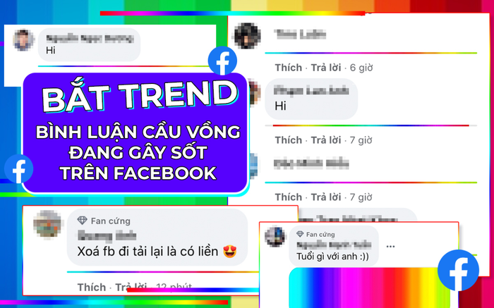 Bình luận cầu vồng đang gây sốt trên Facebook, đây là cách để bạn bắt trend Ảnh 2