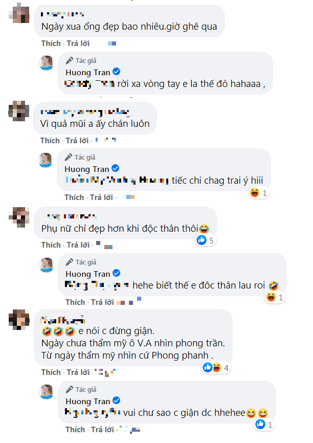 Bên dưới bình luận, ai nấy đều công nhận Hương Trần ngày càng đẹp hơn trông thấy, bên cạnh đó, cũng có những bình luận chê bai nhan sắc nam diễn viên 'Người phán xử'