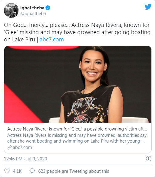 Dàn cast Glee cùng cầu nguyện sau khi nữ tài tử Naya Rivera mất tích giữa hồ Ảnh 13