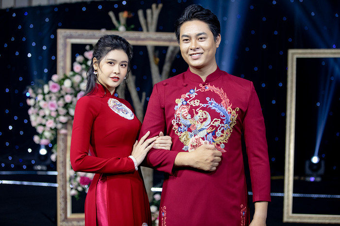 Trương Quỳnh Anh mặc áo dài cưới, làm cô dâu bước vào lễ đường Ảnh 16