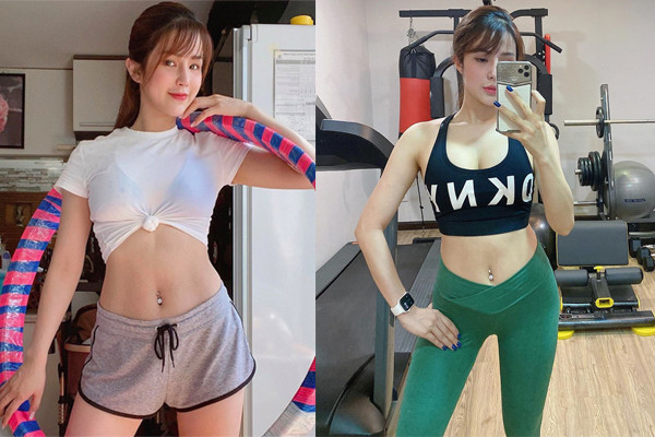 Trong danh sách này cũng sẽ không thể thiếu người đẹp Diệp Lâm Anh - mẹ 2 con nức tiếng trong showbiz Việt. Chỉ nghỉ ngơi đúng 1 tuần sau khi sinh con, Diệp Lâm Anh đã bước vào liệu trình tập luyện để cải thiện vóc dáng.