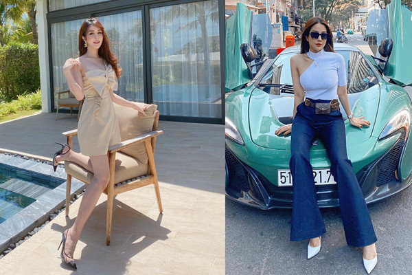 Thường xuyên xuất hiện với váy ôm sát eo, khoe vóc dáng, người đẹp cho biết cô thường xuyên tập thể dục. Diệp Lâm Anh áp dụng chế độ tập luyện giảm bụng, xông hơi thảo dược, đắp muối.