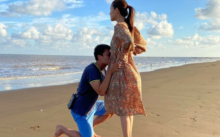 Kỳ Hân 'khoe' nhan sắc xinh đẹp dù tăng cân khi mang thai tháng thứ tư Ảnh 2