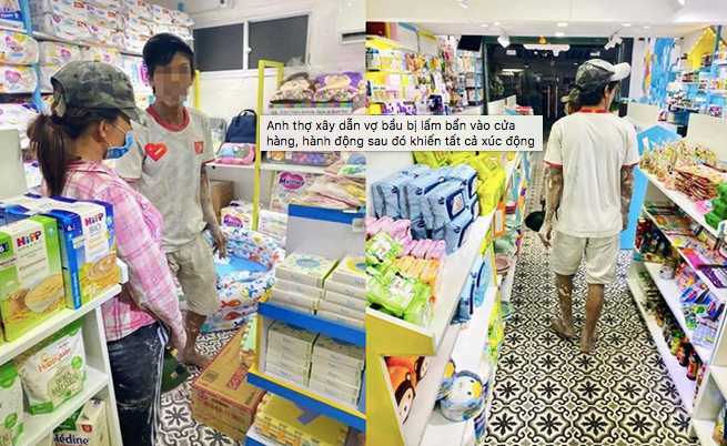 Ngưỡng mộ câu chuyện anh thợ xây đưa vợ bầu đi sắm đồ sau giờ tan ca, dân mạng xuýt xoa: Hạnh phúc là đây chứ đâu! Ảnh 3