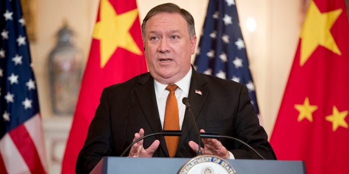 Bộ trưởng Ngoại giao Hoa Kỳ Mike Pompeo với với Fox News rằng Mỹ “chắc chắn” đang nghiên cứu vấn đề cấm TikTok vì quan ngại bảo mật. Ảnh: AP