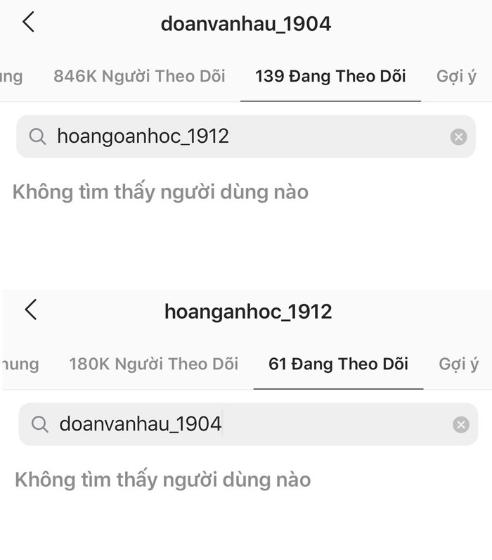Đôi trai tài gái sắc bỏ theo dõi nhau trên Instagram