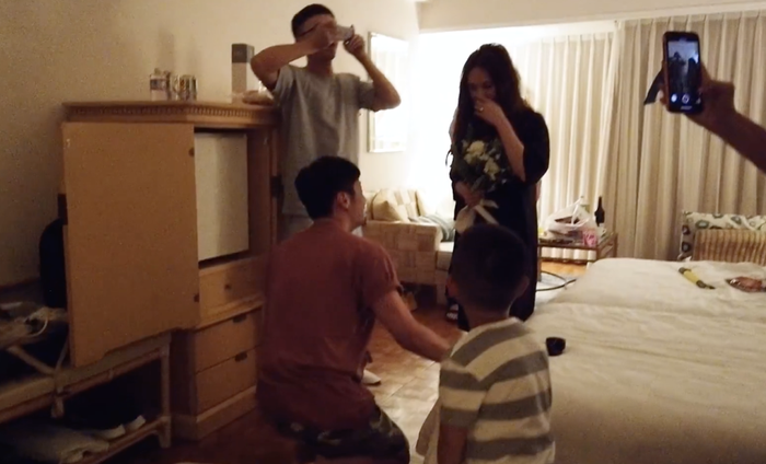 Cầu hôn thành công tốt đẹp 