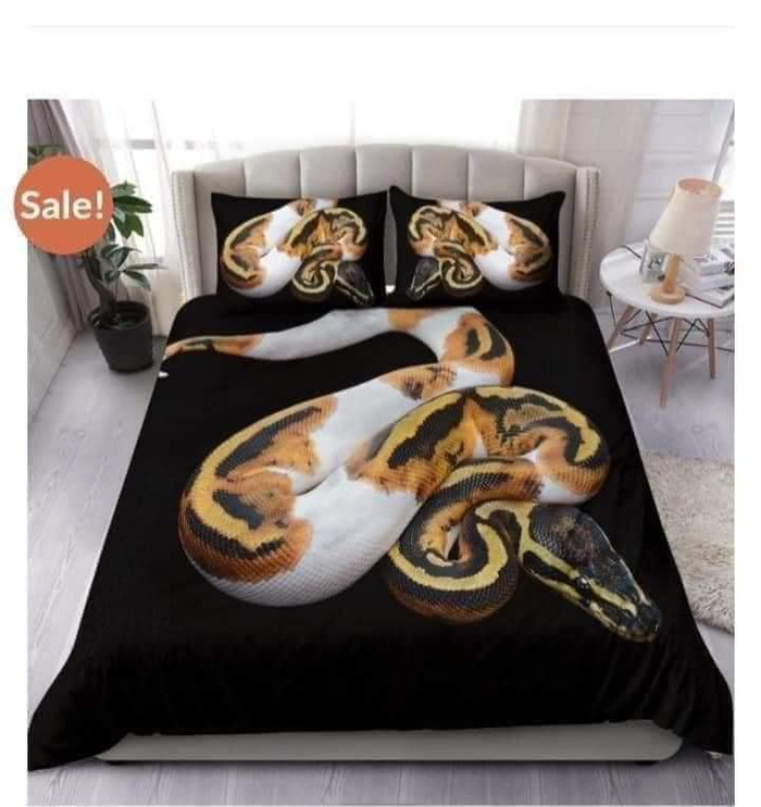 Bộ ga giường không dành cho người yếu tim: Thử thách ngủ cùng trăn, rắn Ảnh 6