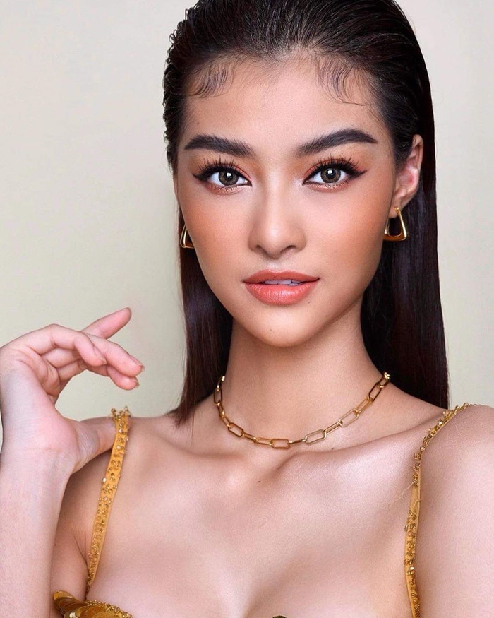 Vẻ đẹp cuốn hút của Kiều Loan trong layout mới.