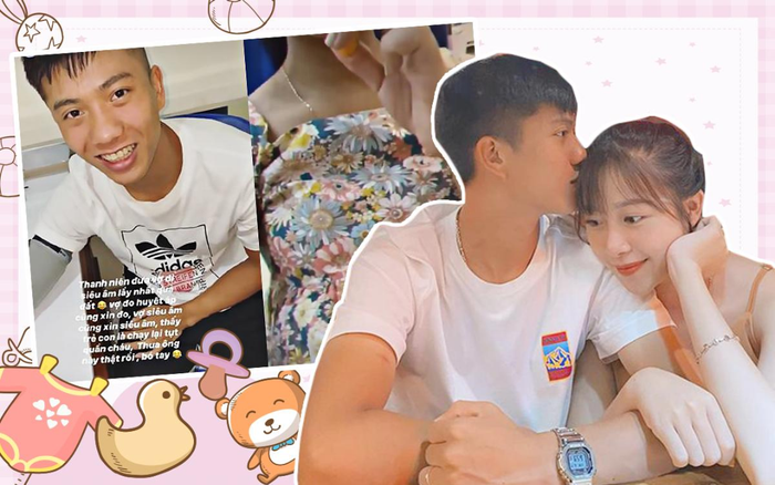 Phan Văn Đức lầy lội khi đưa vợ đi khám thai Ảnh 2