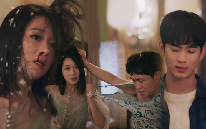 'Điên thì có sao' tập 8: Seo Ye Ji đánh nhau té khói với Oh Jung Se để giành Kim Soo Hyun? Ảnh 2