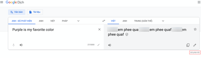 Cộng đồng mạng Việt Nam có thể cùng nhau gửi phản hồi cho Google để sửa nghĩa cho câu này.