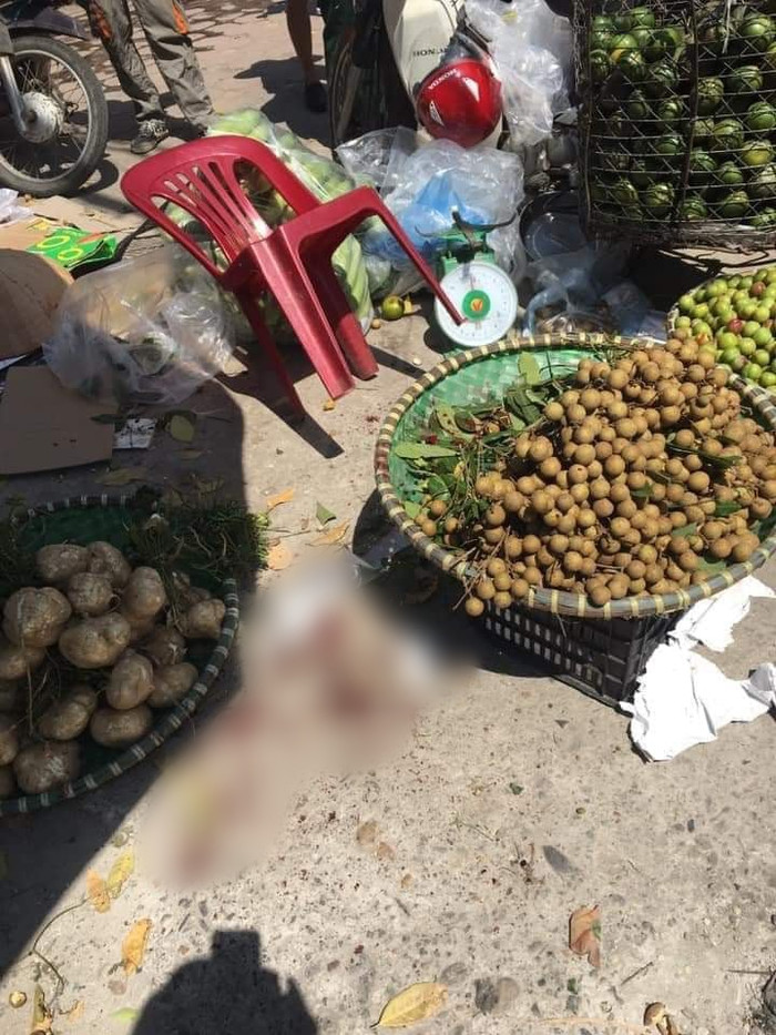 Khu vực nơi xảy ra sự việc.