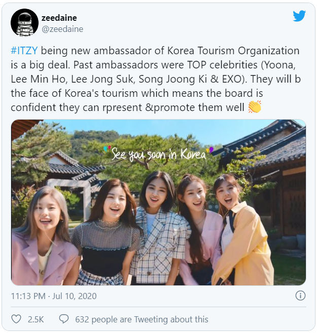 ITZY được chọn làm đại sức danh dự cho Tổ chức du lịch Hàn Quốc Ảnh 8