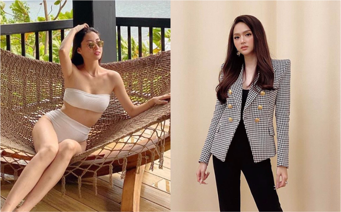 Hoa hậu Lương Thuỳ Linh khoe hình thể nuột nà, Hương Giang lại trái ngược 100% Ảnh 2