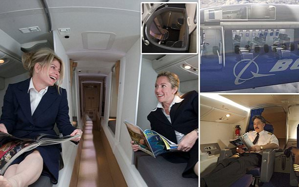 Tiết lộ thú vị về chỗ nghỉ ngơi bí mật của tiếp viên trên máy bay Ảnh 2