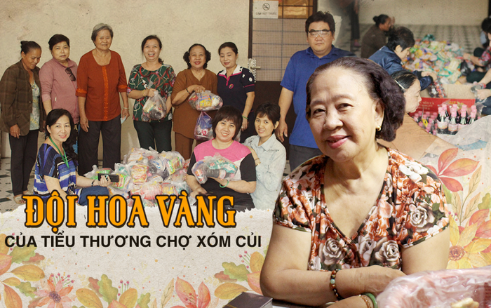 'Đội Hoa Vàng' đặc biệt trao gửi yêu thương của những tiểu thương chợ Xóm Củi Ảnh 2