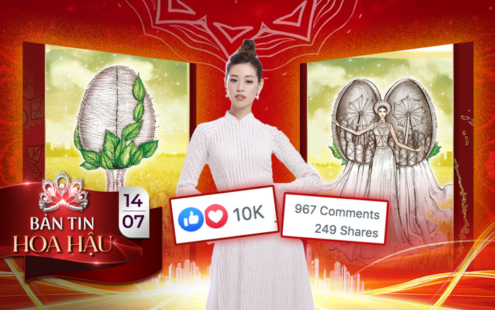 Lên sóng 16 tiếng, National Costume Khánh Vân Tơ tằm được vote như vũ bão 35000 điểm, chắc suất Top 16 Ảnh 2