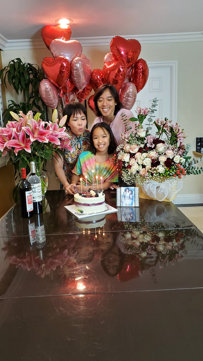 Cặp đôi đã có khoảng thời gian vui vẻ hạnh phúc bên con gái Elyza