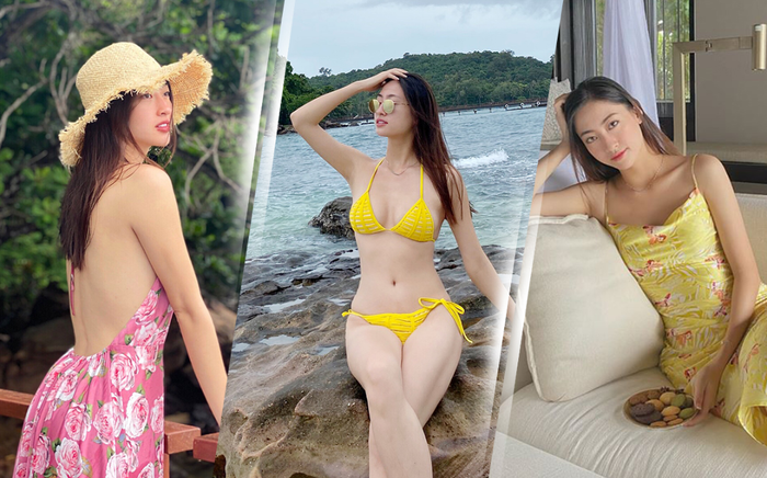 Hoa Hậu Lương Thùy Linh khoe body gợi cảm, chân dài cực phẩm Ảnh 2