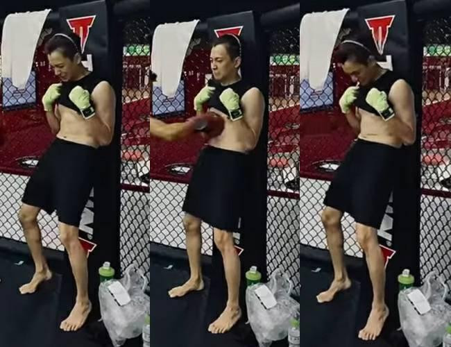 Được biết, Ngô Kiến Huy rất chăm tập thể hình và boxing chính là bộ môn gắn liền với nam ca sĩ giúp anh giảm được 11kg và cũng khiến anh từ 'Bắp béo' trở thành 'Bắp gầy'