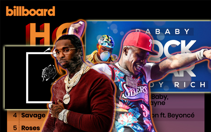 Kết quả BXH Billboard tuần này: DaBaby thống trị ngôi No.1 tuần thứ năm, Pop Smoke debut '19 lần' trên Top100 Ảnh 2