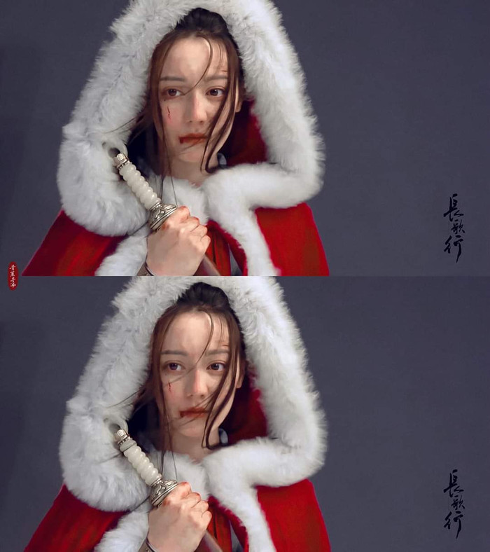 Lộ ảnh hậu trường đậm chất thần thoại của 'Trường ca hành': Địch Lệ Nhiệt Ba đẹp như cô bé quàng khăn đỏ Ảnh 9