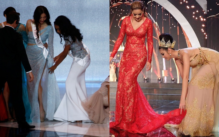 Hoa hậu cúi rạp người chỉnh váy cho bạn, việc nhỏ nhưng bùng nổ hiệu ứng, H'Hen Niê khiến fan mát mặt Ảnh 2