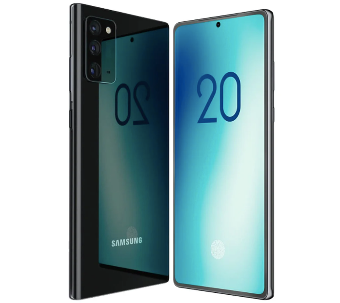 Thiết kế được cho là của Galaxy Note20 rò rỉ. Ảnh: Ice Universe