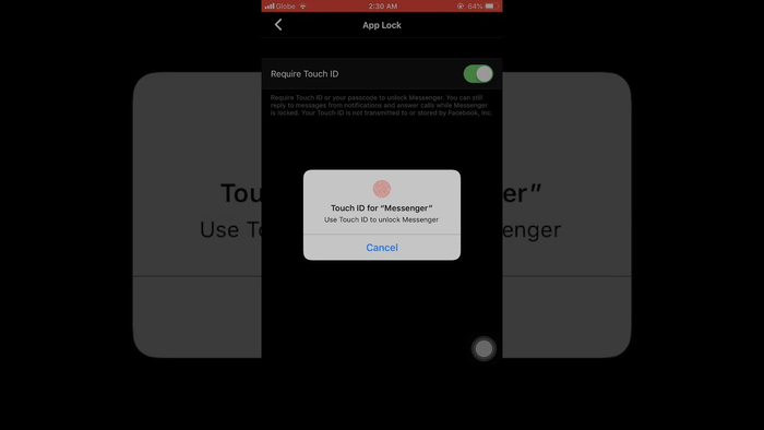 Theo Facebook, Tính năng này được thêm vào để ngăn người dùng khác đọc lén tin nhắn của chủ nhân thiết bị. (Ảnh: Internet)