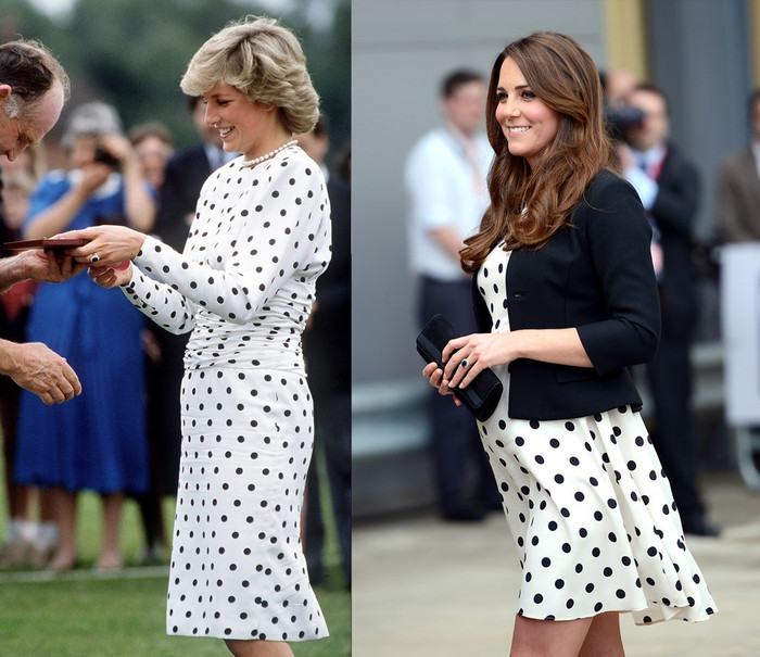 Kate Middleton diện váy chấm bi, đi giày đế xuồng khiến công chúng nhớ đến cố Công nương Diana Ảnh 8
