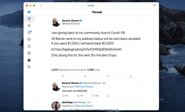 Các tài khoản này đều đăng tải các tweet với cùng một nội dung. (Ảnh: Twitter)