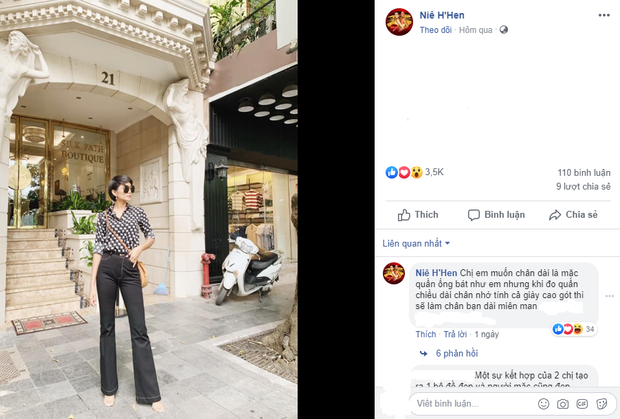 Cô nàng từng chia sẻ điều này như một bí kíp giúp đôi chân thêm dài miên man, đồng thời khuyến khích các chị em gái khác nên áp dụng. 