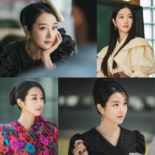 Những bộ cánh sang chảnh ngút trời, nhưng cũng cầu kỳ theo kiểu lập dị của Seo Ye Ji để vào vai Moon Young&nbsp;