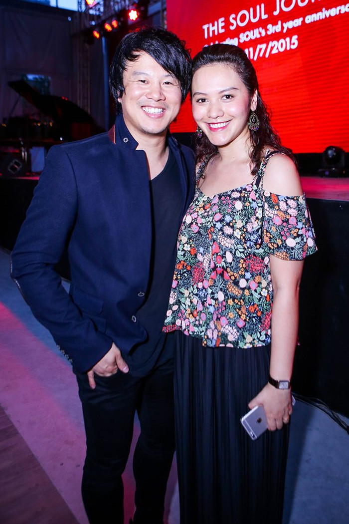 Nhạc sĩ Thanh Bùi và bà xã 