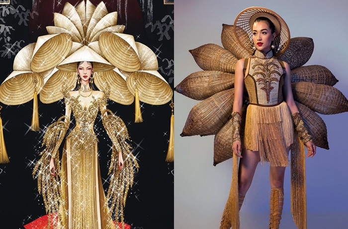 Để có được những giây phút tỏa sáng trên sân khấu, Lệ Hằng đã phải mất rất nhiều thời gian trong quá trình vận chuyển từng kiện hàng của thiết kế 'Nàng Mây'.