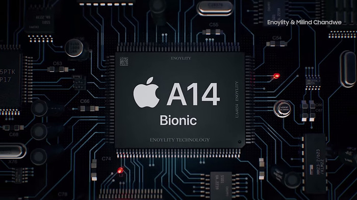 Ngoài ra, chiếc iPhone 12 Pro cũng sở hữu cấu hình khủng, đúng như các tin đồn gần đây bao gồm chip Apple A14, RAM 6 GB, kết nối 5G, hỗ trợ chống nước IP68, bộ nhớ trong 512GB, Face ID được cải tiến và chạy trên iOS 14. (Ảnh: Genius 3D)