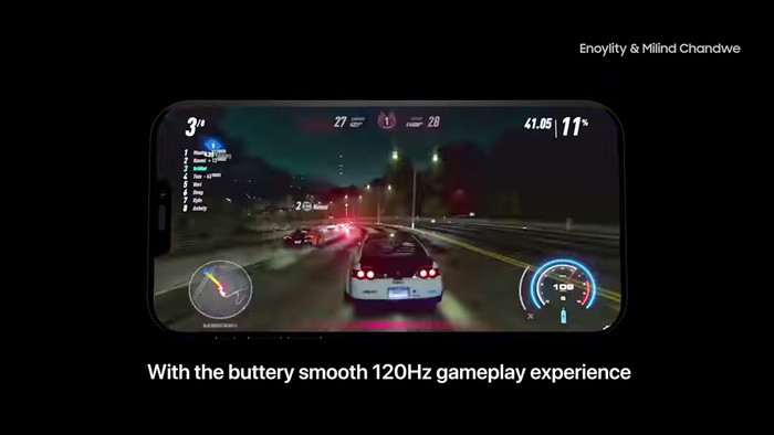 Thiết bị cũng đi kèm với màn hình Retina Display XDR, tốc độ quét lên tới 120Hz. Điều này sẽ mang lại cho người dùng trải nghiệm điều hướng giao diện trơn tru hơn, các hình ảnh cũng ít bị vỡ hơn khi đang chơi các game 3D tốc độ cao và trải nghiệm tổng thể khi dùng smartphone cũng sẽ nhanh hơn rõ rệt. (Ảnh: Genius 3D)